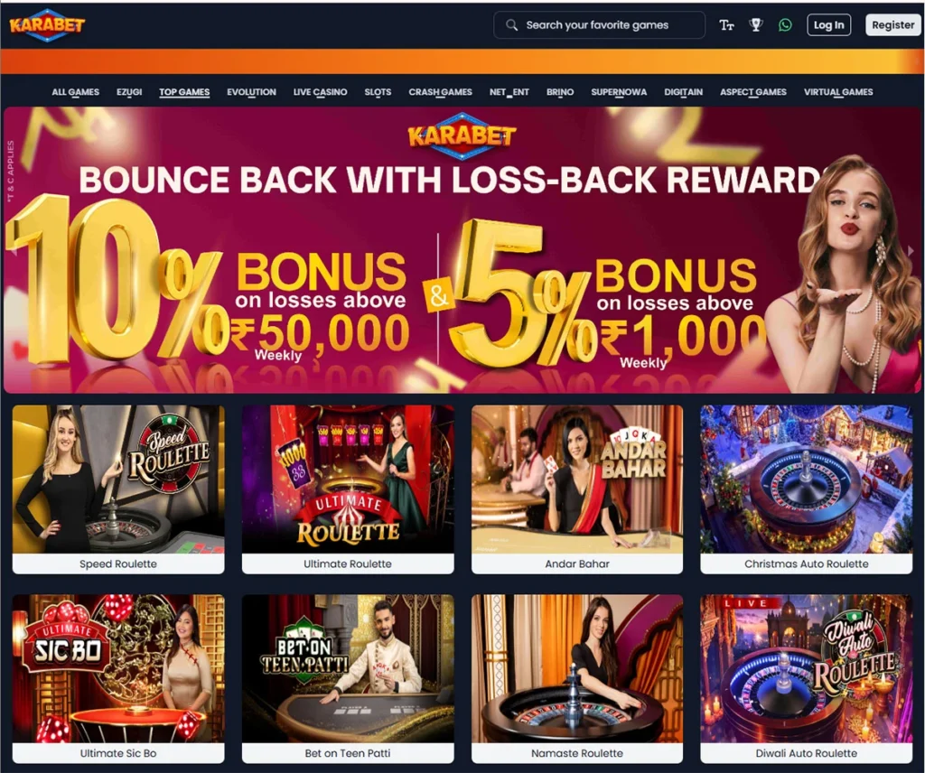 karabet casino login