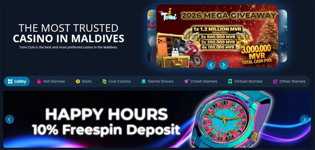 tomi casino bonus