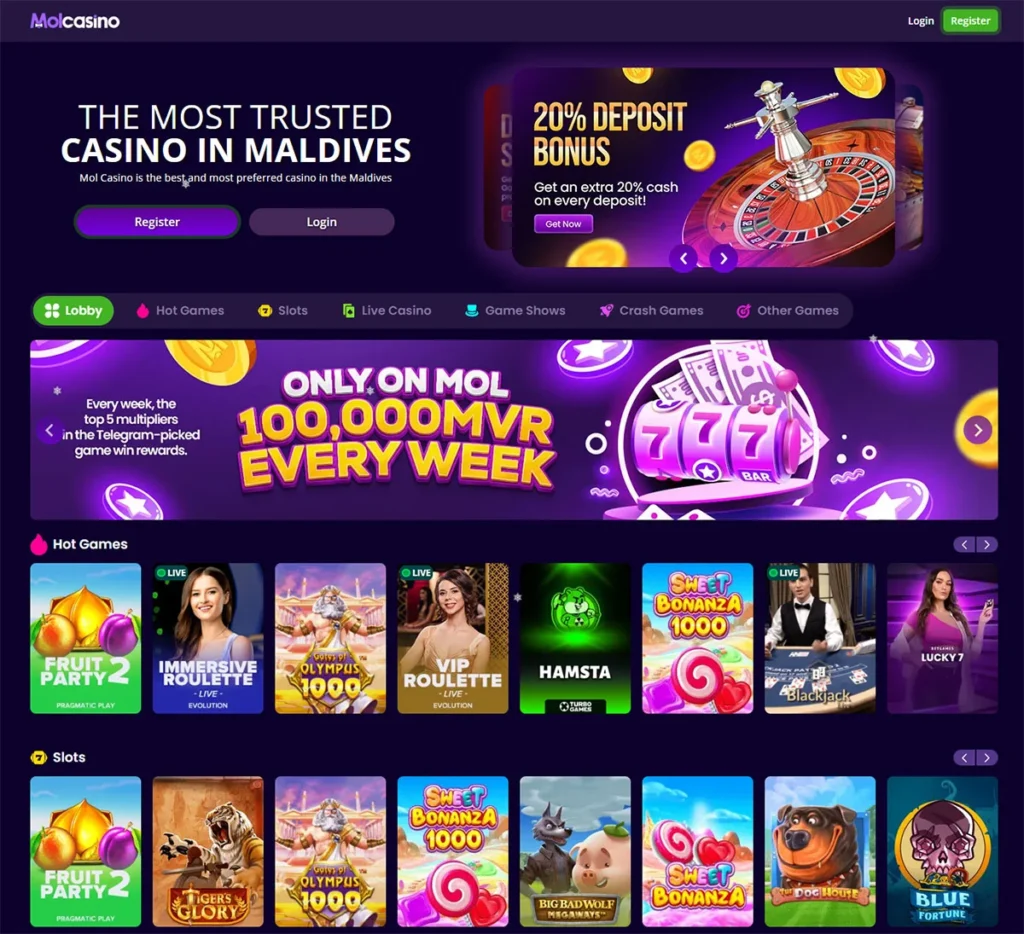 mol casino maldives