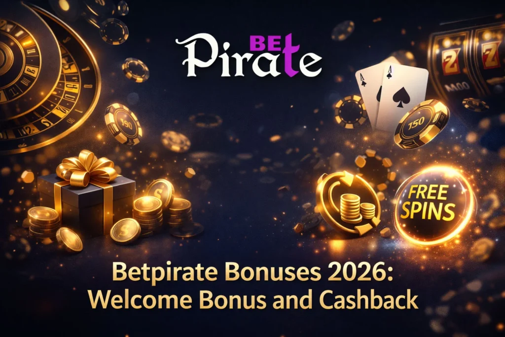 Betpirate Bonuses 2026: Welcome Bonus and Cashback